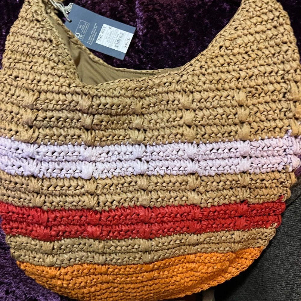 Old navy straw purse